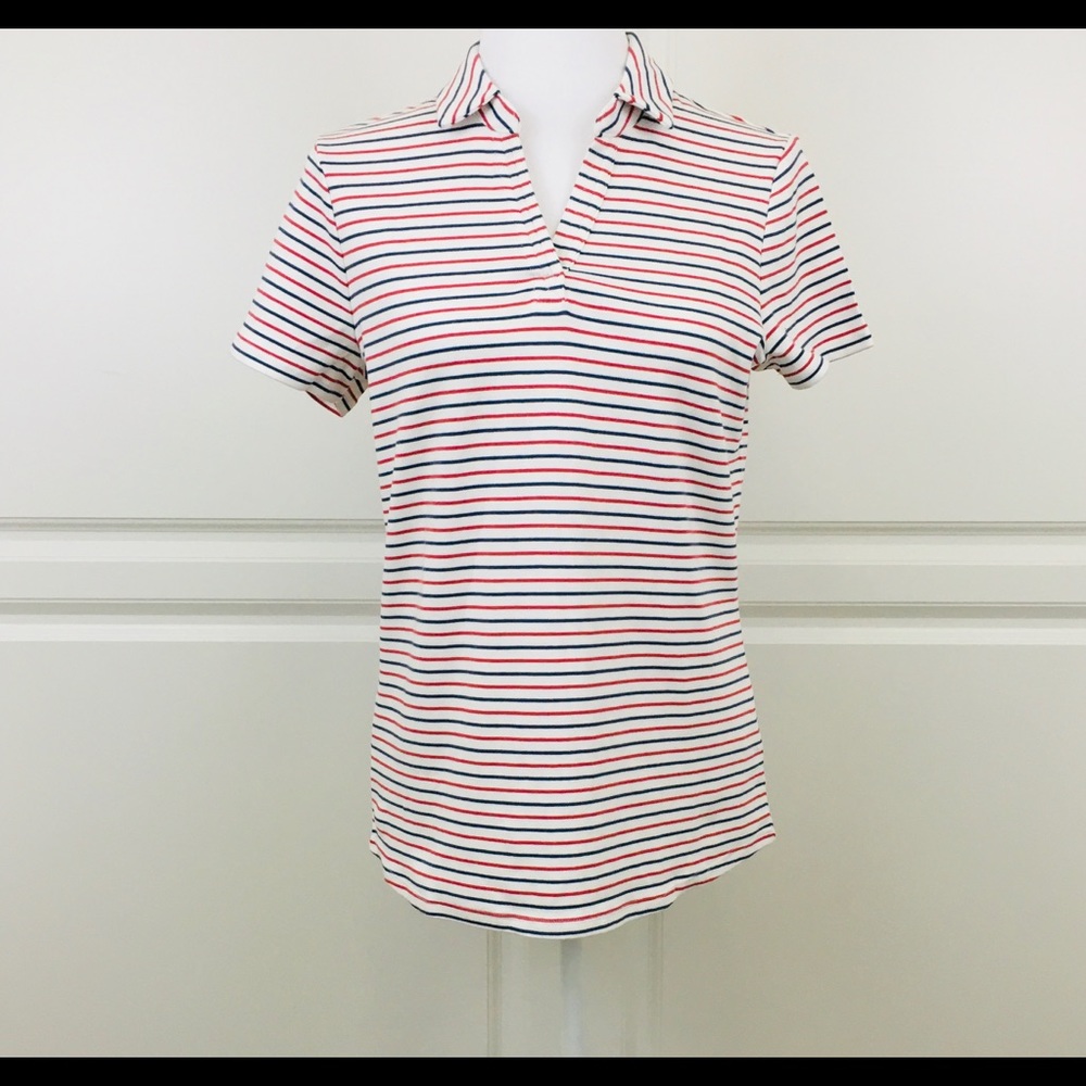 L.L. Bean Striped Polo